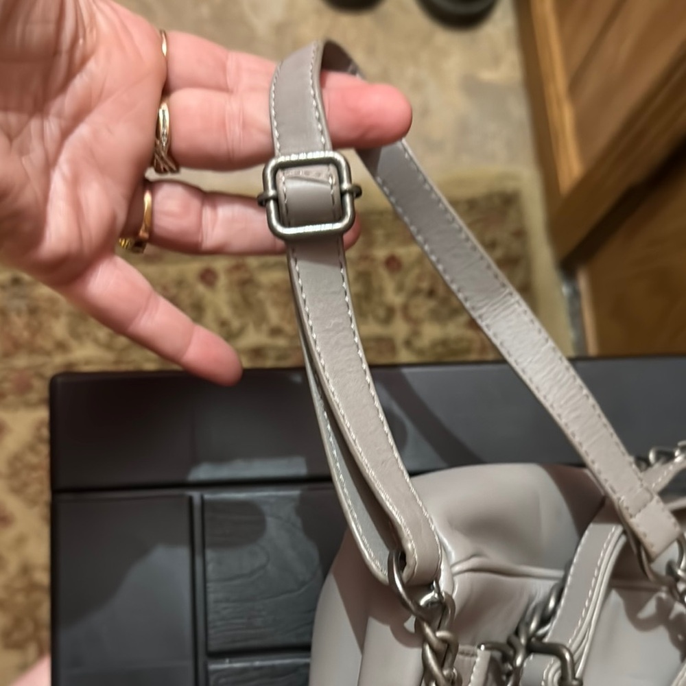 Harley-Davidson Leather Gray Mini Backpack Half T… - image 7